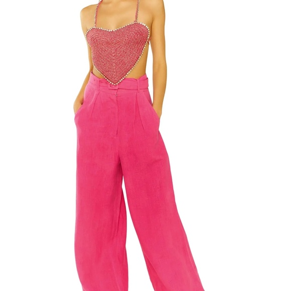 Lisa Maree Delicate Dreams Heart Knit w/ Beyond /belief Linen Pants Set - Picture 8 of 8